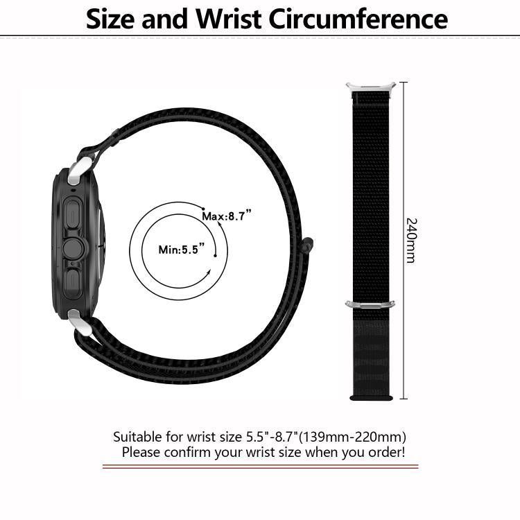 For Samsung Galaxy Watch Ultra 47mm Kalebol Hook and Loop Fastener Nylon Braided Watch Band(Camel) - free shipping - PMc TechLife - Order now!