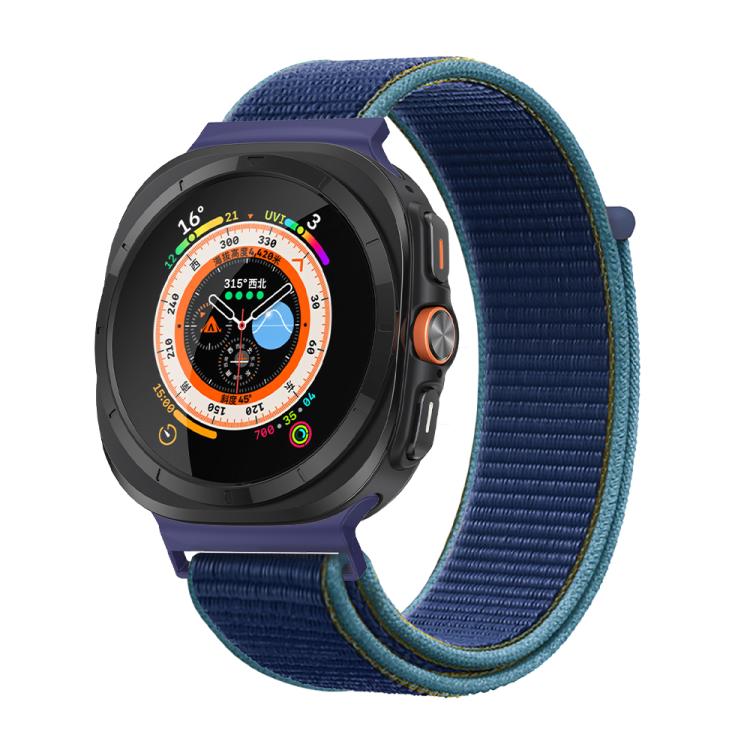 For Samsung Galaxy Watch Ultra 47mm Kalebol Quick Release Nylon Braided Watch Band(Deep Sea Blue) - free shipping - PMc TechLife - Order now!