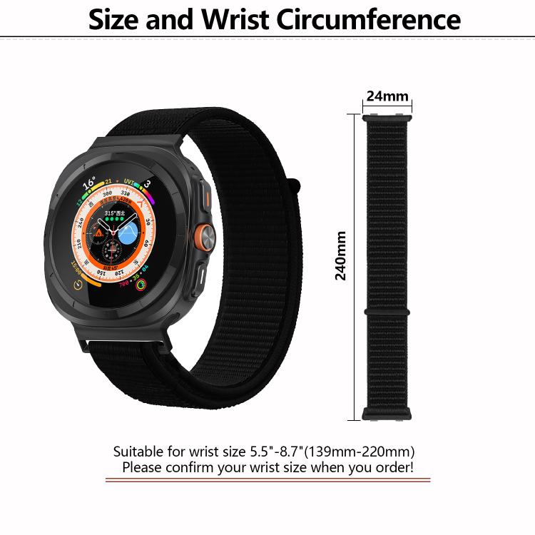 For Samsung Galaxy Watch Ultra 47mm / Ultra 2025 Kalebol Quick Release Nylon Braided Watch Band(Rainbow) - free shipping - PMc TechLife - Order now!