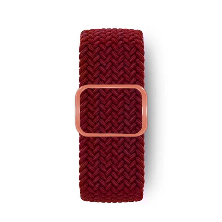 For Apple Watch 46mm / 49mm / 45mm / 44mm Kalebol Eight Buckle Nylon Braided Watch Band(Wine Red) - Watch Bands by Kalebol | Online Shopping South Africa | PMC TechLife | Buy Now Pay Later Mobicred