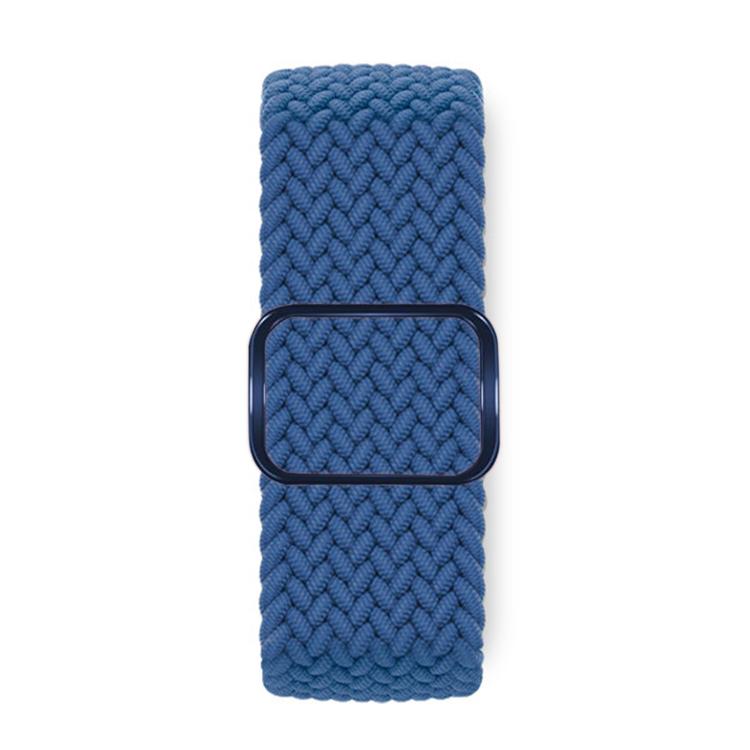 For Apple Watch 46mm / 49mm / 45mm / 44mm Kalebol Eight Buckle Nylon Braided Watch Band(Cold Blue) - Watch Bands by Kalebol | Online Shopping South Africa | PMC TechLife | Buy Now Pay Later Mobicred