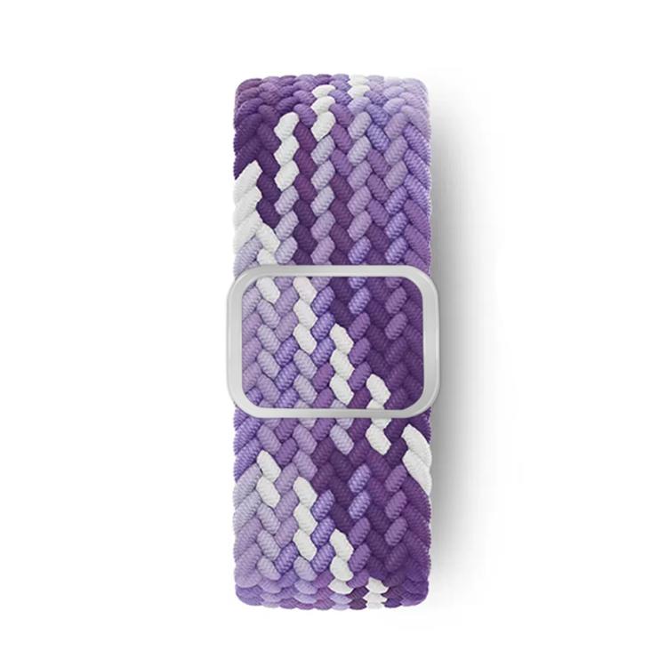 For Apple Watch 46mm / 49mm / 45mm / 44mm Kalebol Eight Buckle Nylon Braided Watch Band(Grape Purple) - Watch Bands by Kalebol | Online Shopping South Africa | PMC TechLife | Buy Now Pay Later Mobicred