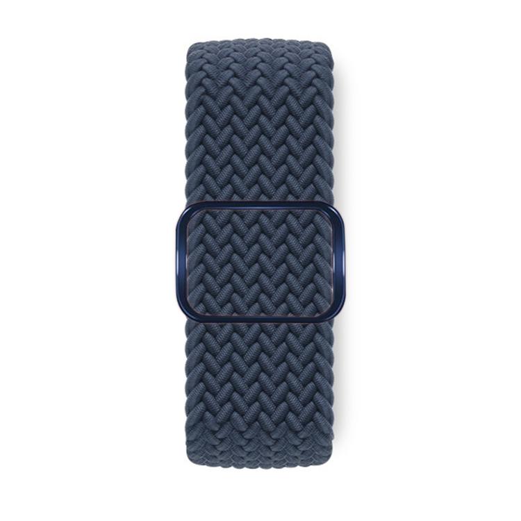 For Apple Watch 46mm / 49mm / 45mm / 44mm Kalebol Eight Buckle Nylon Braided Watch Band(Dark Blue) - Watch Bands by Kalebol | Online Shopping South Africa | PMC TechLife | Buy Now Pay Later Mobicred