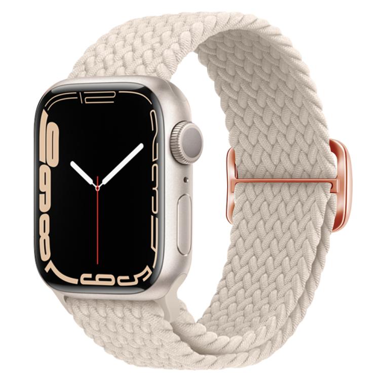 For Apple Watch 46mm / 49mm / 45mm / 44mm Kalebol Eight Buckle Nylon Braided Watch Band(Starlight) - Watch Bands by Kalebol | Online Shopping South Africa | PMC TechLife | Buy Now Pay Later Mobicred