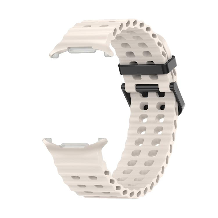 For Samsung Galaxy Watch Ultra 47mm Kalebol Porous Breathable Silicone Watch Band(Starlight) - free shipping - PMc TechLife - Order now!
