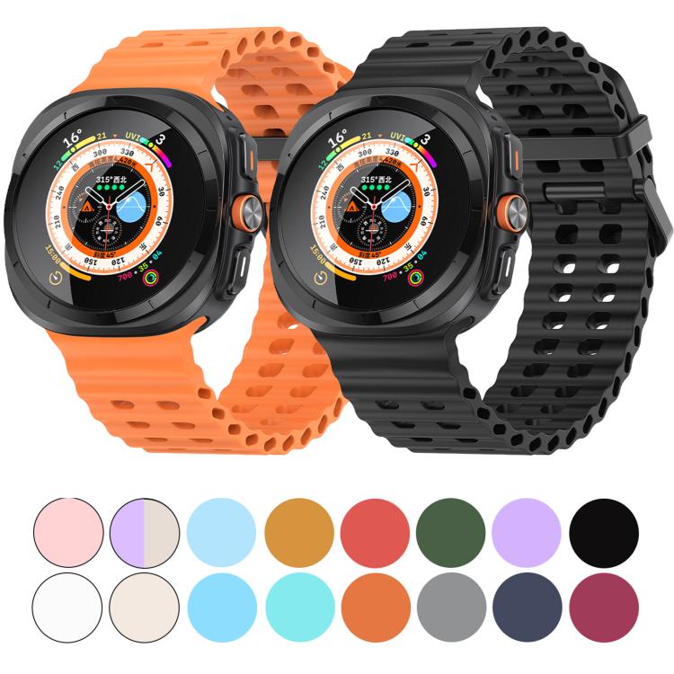 For Samsung Galaxy Watch Ultra 47mm Kalebol Porous Breathable Silicone Watch Band(Lilac) - free shipping - PMc TechLife - Order now!