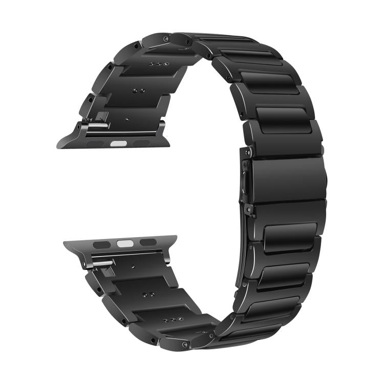 For Apple Watch 46mm / 49mm / 45mm / 44mm Kalebol Tooling Metal Zinc Alloy Watch Band(Black) - free shipping - PMc TechLife - Order now!