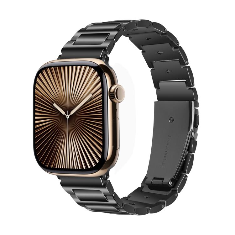 For Apple Watch 42mm / 41mm / 40mm / 38mm Kalebol Tooling Metal Zinc Alloy Watch Band(Black) - free shipping - PMc TechLife - Order now!