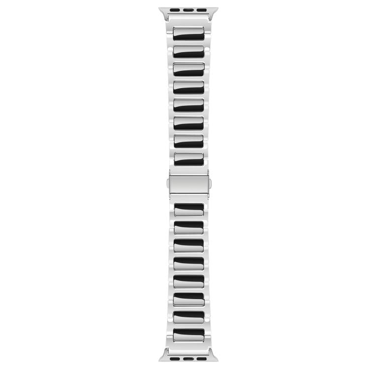 For Apple Watch 42mm / 41mm / 40mm / 38mm Kalebol Tooling Metal Zinc Alloy Watch Band(Silver Black) - free shipping - PMc TechLife - Order now!