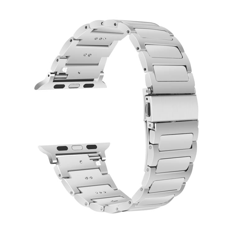 For Apple Watch 42mm / 41mm / 40mm / 38mm Kalebol Tooling Metal Zinc Alloy Watch Band(Silver) - free shipping - PMc TechLife - Order now!