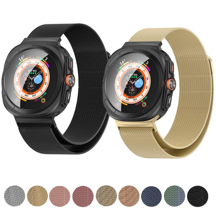 For Samsung Galaxy Watch Ultra 47mm Kalebol Milanese Stainless Steel Watch Band(Colorful) - free shipping - PMc TechLife - Order now!