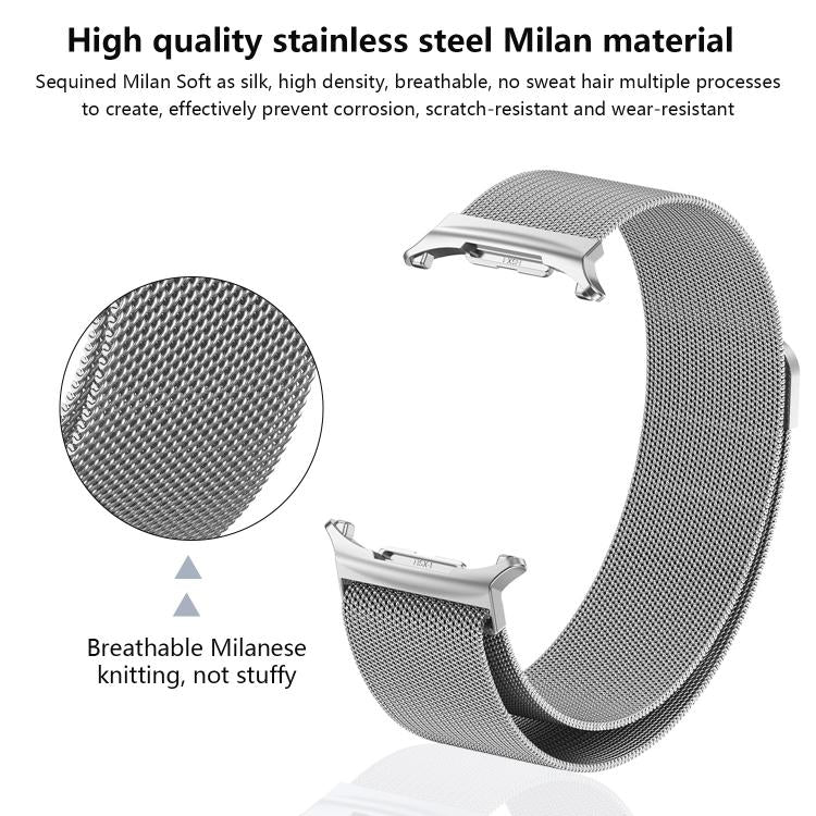For Samsung Galaxy Watch Ultra 47mm / Ultra 2025 Kalebol Milanese Stainless Steel Watch Band(Starlight) - free shipping - PMc TechLife - Order now!