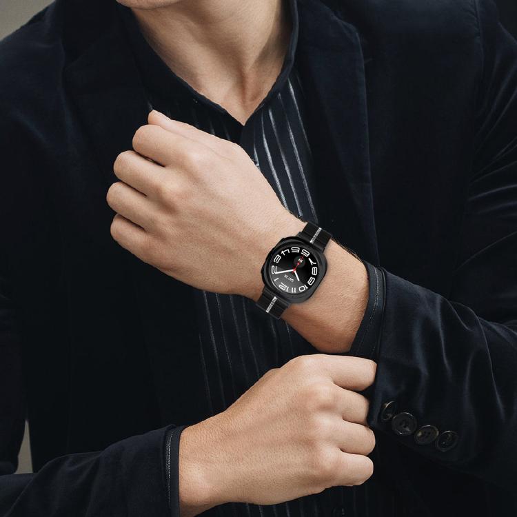 For Samsung Galaxy Watch Ultra 47mm / Ultra 2025 Kalebol One-bead Stainless Steel Watch Band(Black) - free shipping - PMc TechLife - Order now!