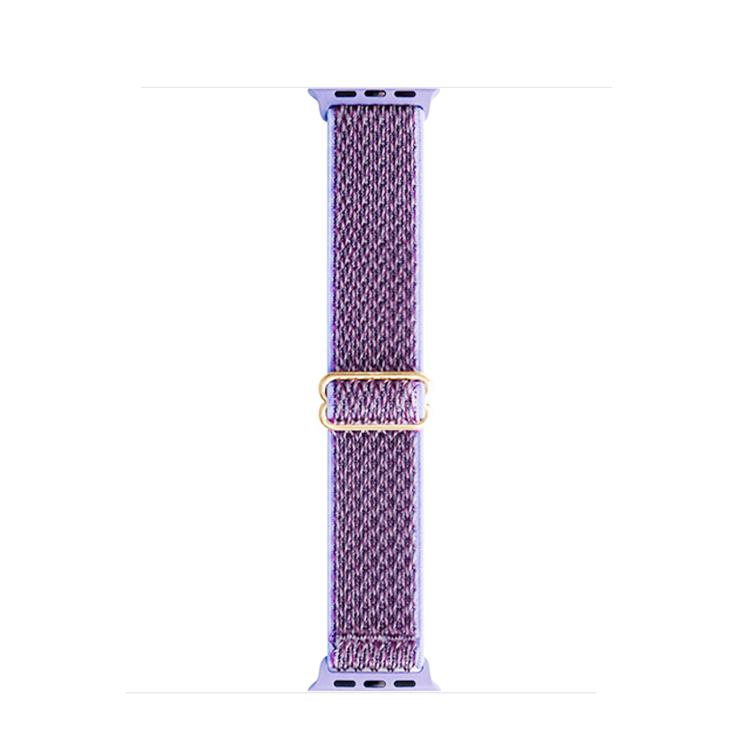 For Apple Watch 46mm / 49mm / 45mm / 44mm Kalebol Eight Buckle Wavy Braided Nylon Watch Band(Purple) - Watch Bands by Kalebol | Online Shopping South Africa | PMC TechLife | Buy Now Pay Later Mobicred
