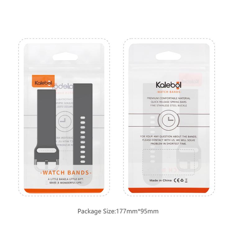 For Apple Watch 46mm / 49mm / 45mm / 44mm Kalebol Metal Pin Buckle Silicone Watch Band(Wine Red) - Watch Bands by Kalebol | Online Shopping South Africa | PMC TechLife | Buy Now Pay Later Mobicred