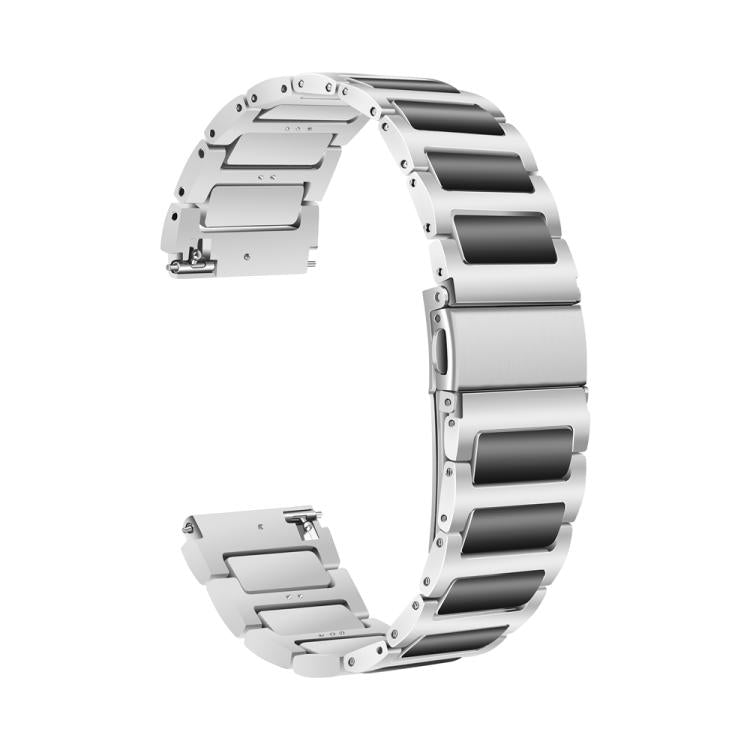Kalebol 22mm Tooling Metal Zinc Alloy Watch Band(Silver Black) - free shipping - PMc TechLife - Order now!
