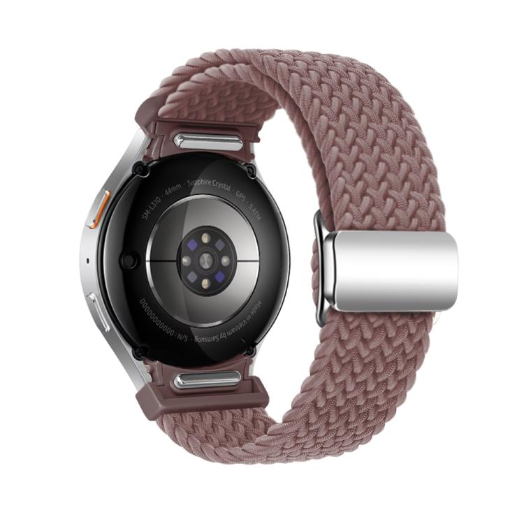 For Samsung Galaxy Watch 5 Pro / 6 / 7 Kalebol Button Braided Loop Magnetic Buckle Watch Band(Smoky Purple) - free shipping - PMc TechLife - Order now!