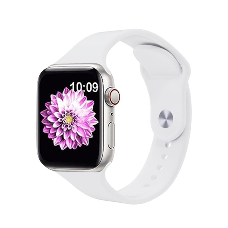 For Apple Watch 46mm / 49mm / 45mm / 44mm Kalebol Reverse Buckle Silicone Watch Band(White) - Watch Bands by Kalebol | Online Shopping South Africa | PMC TechLife | Buy Now Pay Later Mobicred