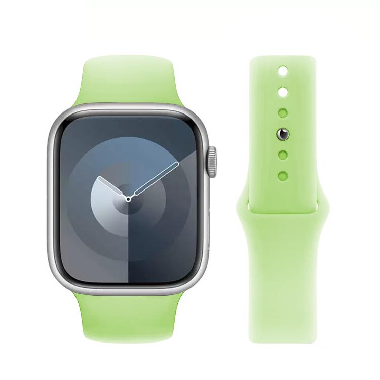 For Apple Watch 46mm / 49mm / 45mm / 44mm Kalebol Reverse Buckle Silicone Watch Band(Green) - Watch Bands by Kalebol | Online Shopping South Africa | PMC TechLife | Buy Now Pay Later Mobicred