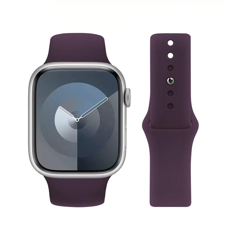 For Apple Watch 46mm / 49mm / 45mm / 44mm Kalebol Reverse Buckle Silicone Watch Band(Violet) - Watch Bands by Kalebol | Online Shopping South Africa | PMC TechLife | Buy Now Pay Later Mobicred