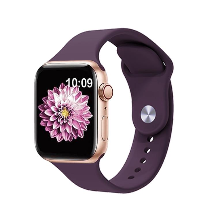 For Apple Watch 42mm / 41mm / 40mm / 38mm Kalebol Reverse Buckle Silicone Watch Band(Violet) - Watch Bands by Kalebol | Online Shopping South Africa | PMC TechLife | Buy Now Pay Later Mobicred