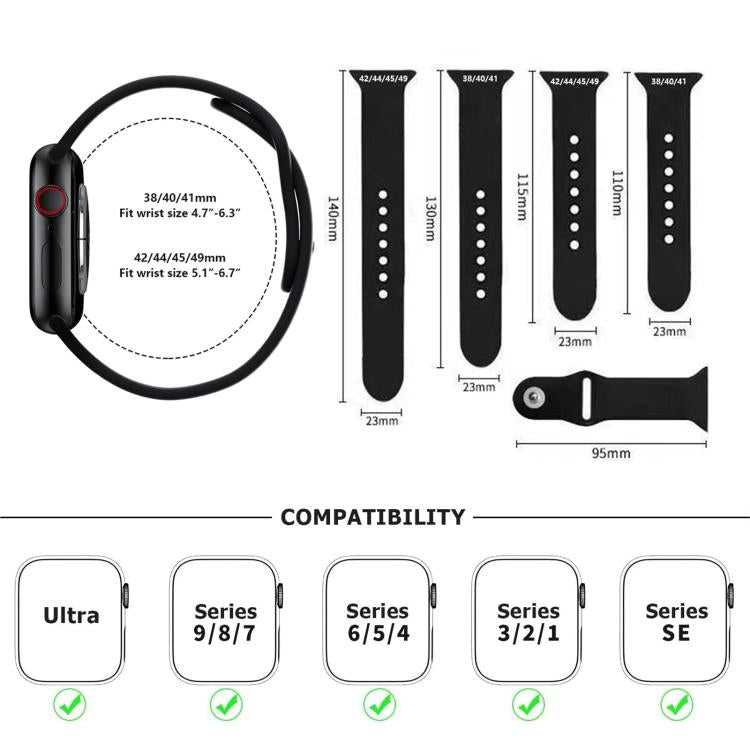 For Apple Watch 46mm / 49mm / 45mm / 44mm Kalebol Reverse Buckle Silicone Watch Band(Pink) - Watch Bands by Kalebol | Online Shopping South Africa | PMC TechLife | Buy Now Pay Later Mobicred