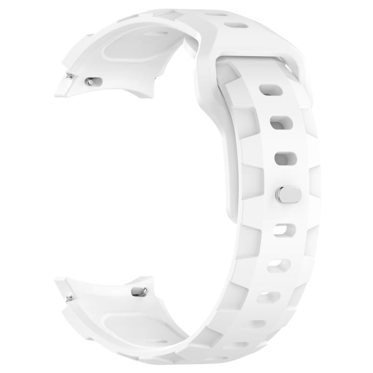 For Samsung Galaxy Watch 5 Pro / 6 / 7 Kalebol Armor Silicone Watch Band(White) - free shipping - PMc TechLife - Order now!