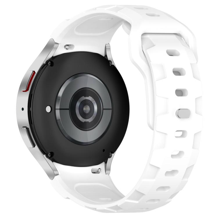 For Samsung Galaxy Watch 5 Pro / 6 / 7 Kalebol Armor Silicone Watch Band(White) - free shipping - PMc TechLife - Order now!