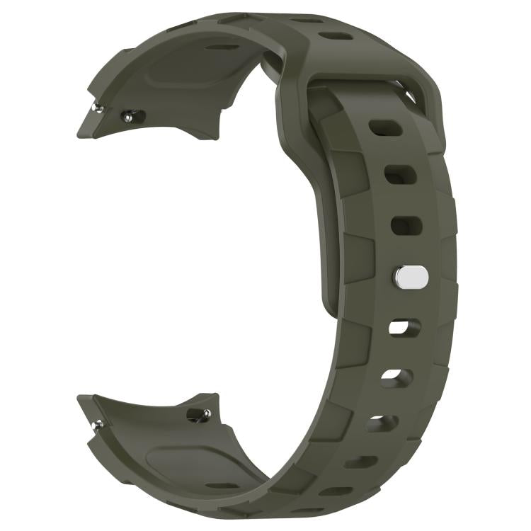 For Samsung Galaxy Watch 5 Pro / 6 / 7 Kalebol Armor Silicone Watch Band(Army Green) - free shipping - PMc TechLife - Order now!