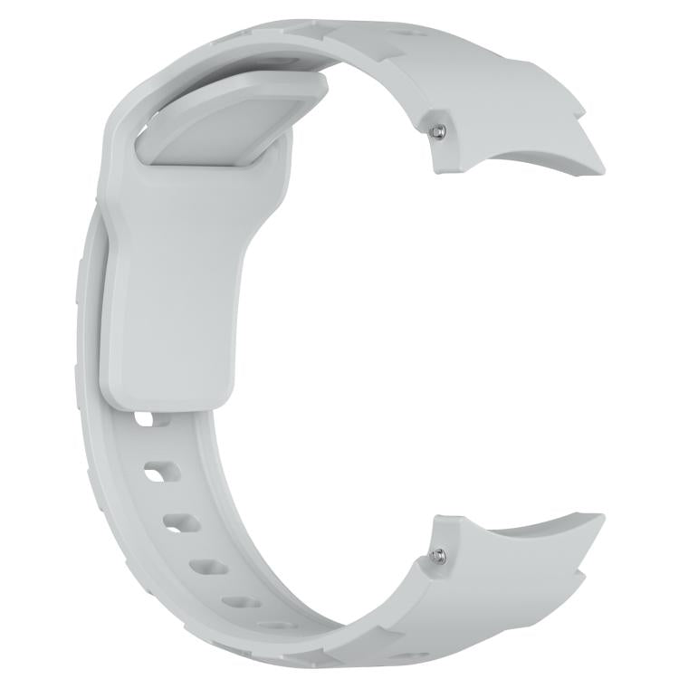 For Samsung Galaxy Watch 5 Pro / 6 / 7 Kalebol Armor Silicone Watch Band(Light Grey) - free shipping - PMc TechLife - Order now!