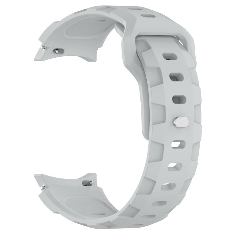 For Samsung Galaxy Watch 5 Pro / 6 / 7 Kalebol Armor Silicone Watch Band(Light Grey) - free shipping - PMc TechLife - Order now!