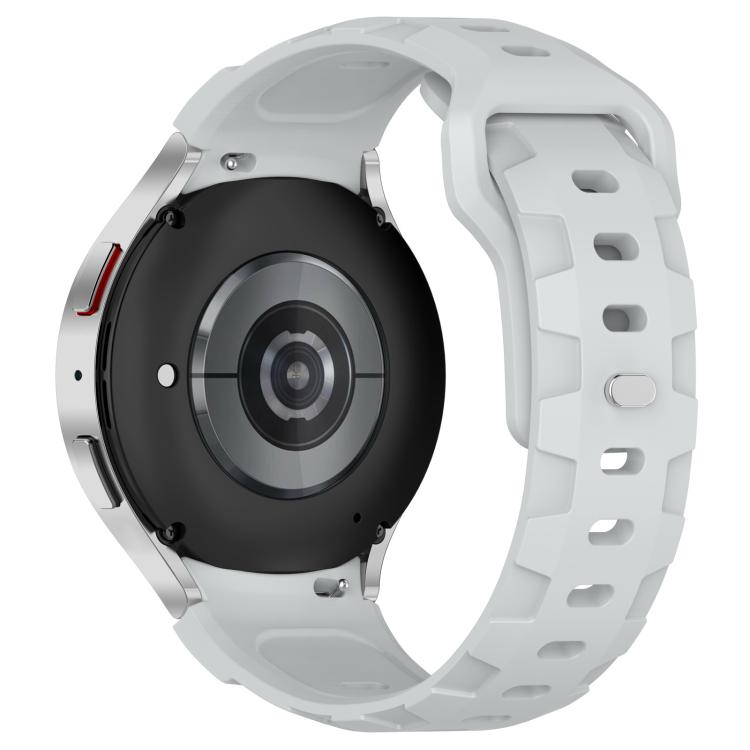 For Samsung Galaxy Watch 5 Pro / 6 / 7 Kalebol Armor Silicone Watch Band(Light Grey) - free shipping - PMc TechLife - Order now!