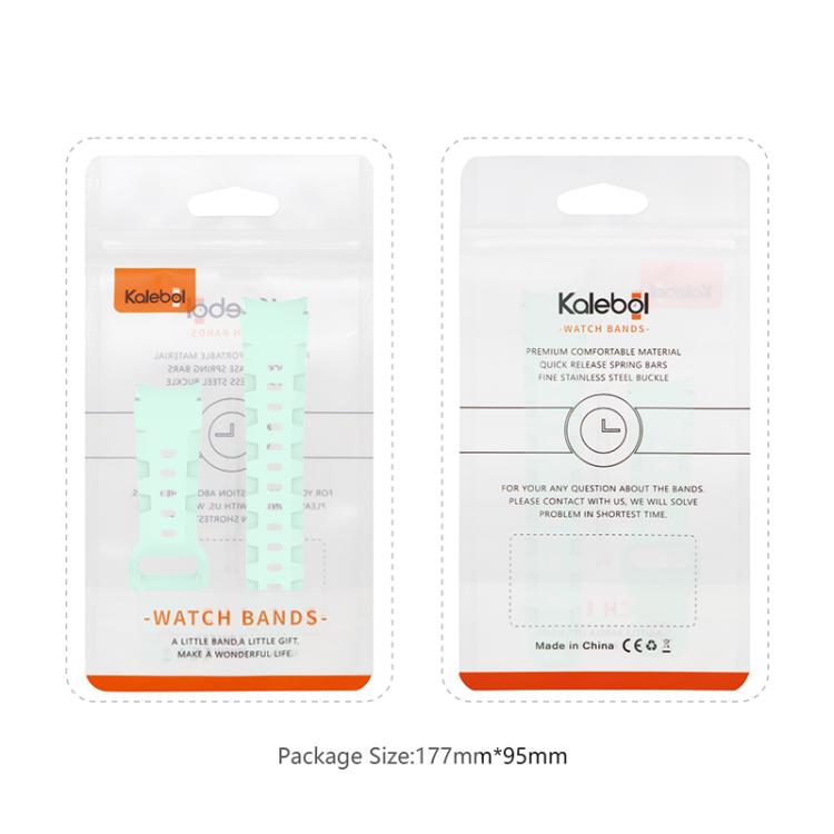 For Samsung Galaxy Watch 5 Pro / 6 / 7 Kalebol Armor Silicone Watch Band(White) - free shipping - PMc TechLife - Order now!