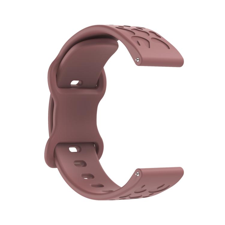 18mm Kalebol Leopard Print Butterfly Buckle Silicone Watch Band(Purple Haze) - free shipping - PMc TechLife - Order now!