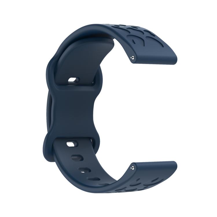 20mm Kalebol Leopard Print Butterfly Buckle Silicone Watch Band(Midnight  Blue) - free shipping - PMc TechLife - Order now!