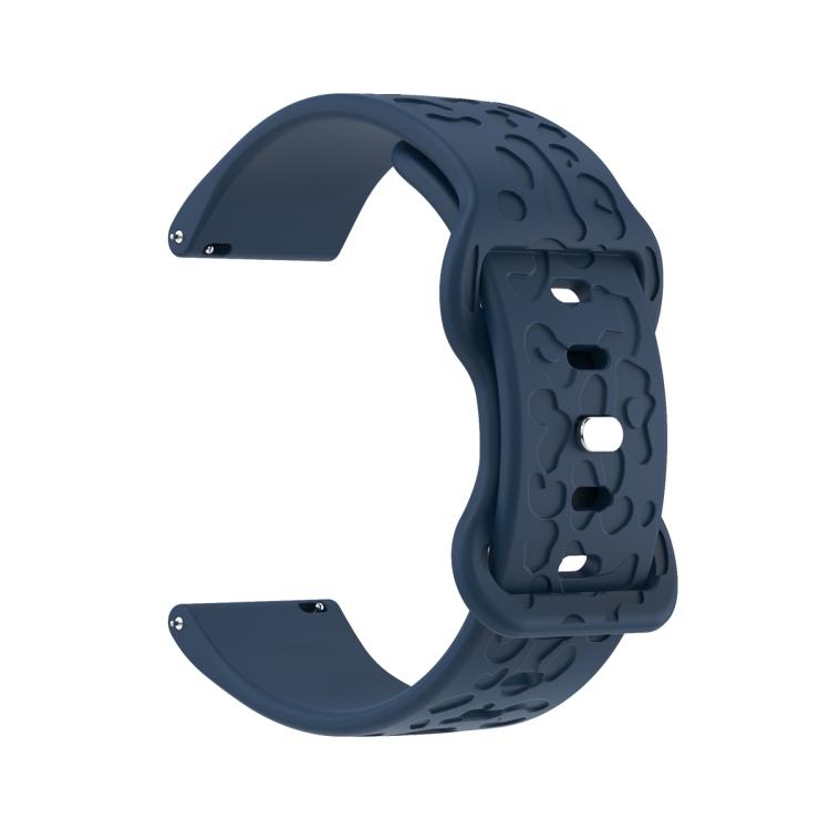 20mm Kalebol Leopard Print Butterfly Buckle Silicone Watch Band(Midnight  Blue) - free shipping - PMc TechLife - Order now!