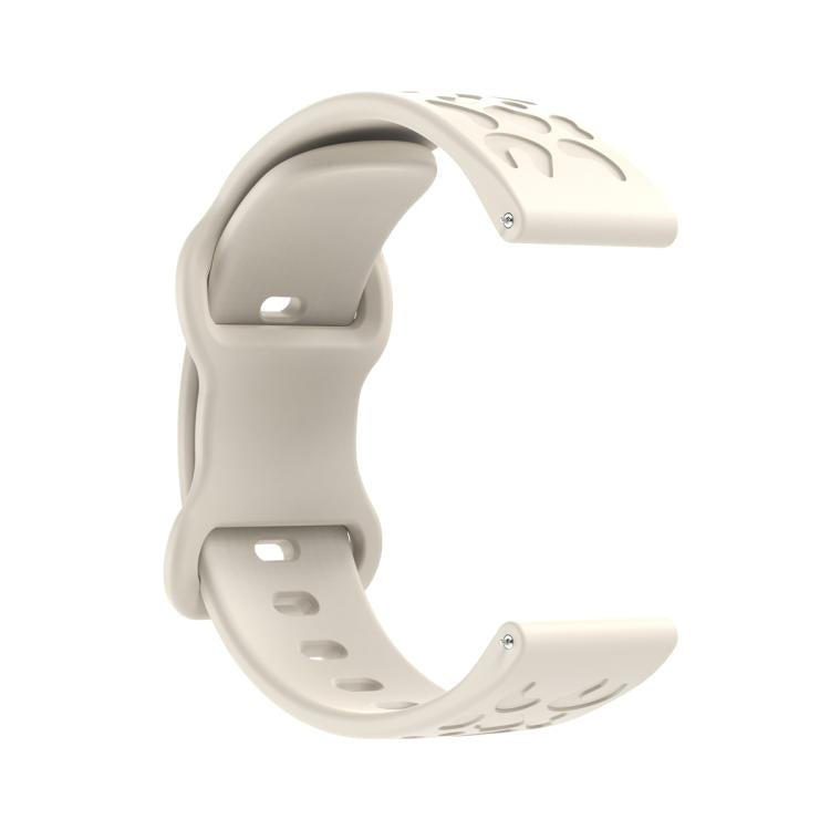 20mm Kalebol Leopard Print Butterfly Buckle Silicone Watch Band(Starlight) - free shipping - PMc TechLife - Order now!