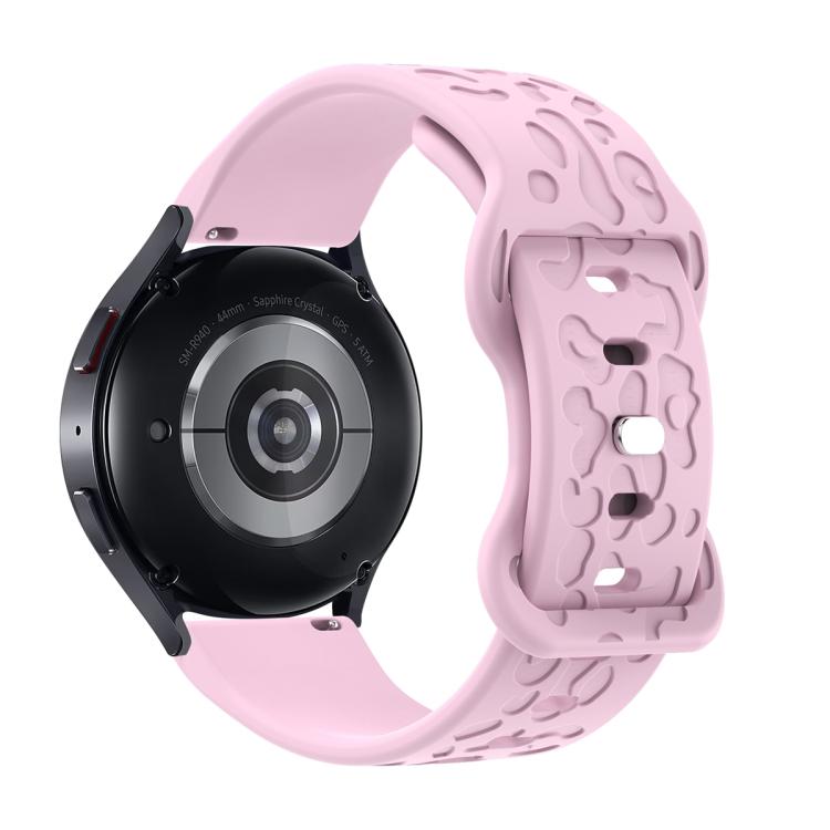 20mm Kalebol Leopard Print Butterfly Buckle Silicone Watch Band(Purple) - free shipping - PMc TechLife - Order now!