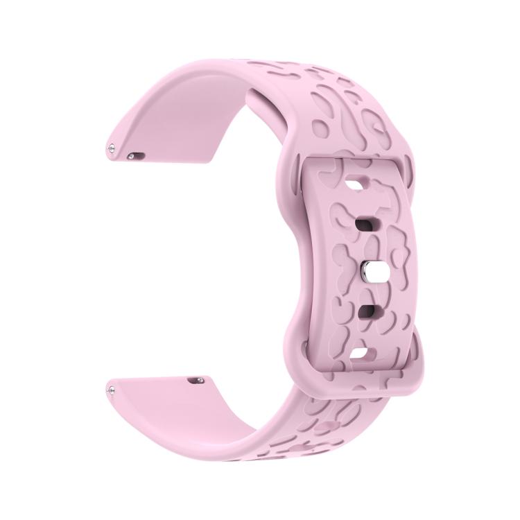 20mm Kalebol Leopard Print Butterfly Buckle Silicone Watch Band(Purple) - free shipping - PMc TechLife - Order now!