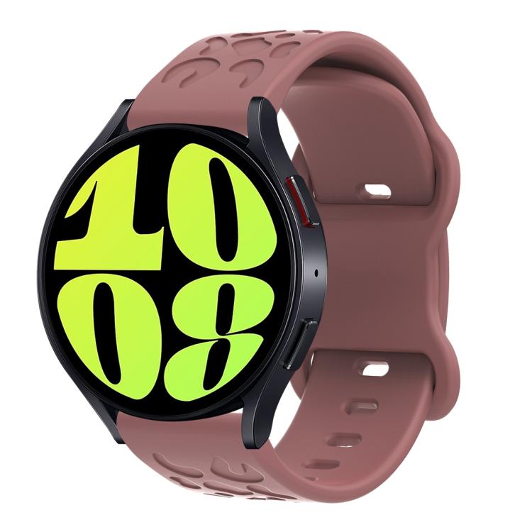 20mm Kalebol Leopard Print Butterfly Buckle Silicone Watch Band(Purple Haze) - free shipping - PMc TechLife - Order now!