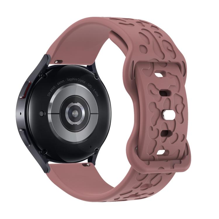 20mm Kalebol Leopard Print Butterfly Buckle Silicone Watch Band(Purple Haze) - free shipping - PMc TechLife - Order now!