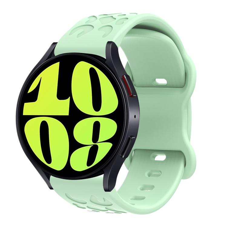 22mm Kalebol Leopard Print Butterfly Buckle Silicone Watch Band(Teal Blue) - free shipping - PMc TechLife - Order now!