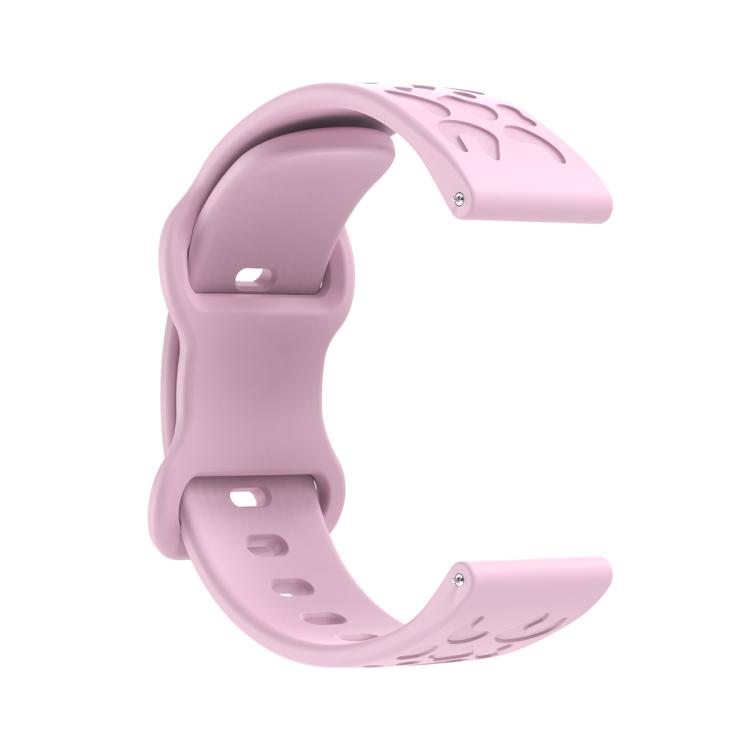 22mm Kalebol Leopard Print Butterfly Buckle Silicone Watch Band(Purple) - free shipping - PMc TechLife - Order now!