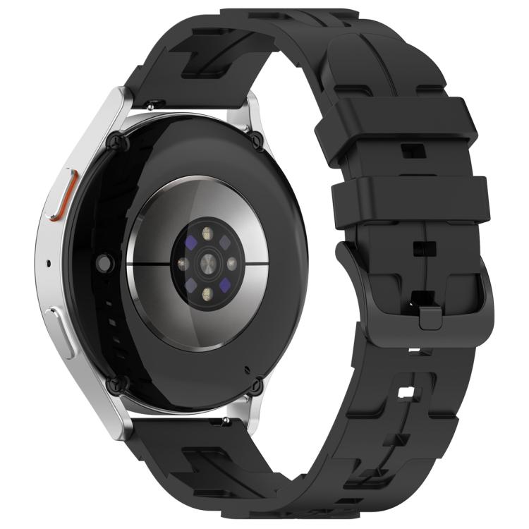 22mm Kalebol Solid Color Black Buckle Round Tail Silicone Watch Band(Black) - free shipping - PMc TechLife - Order now!