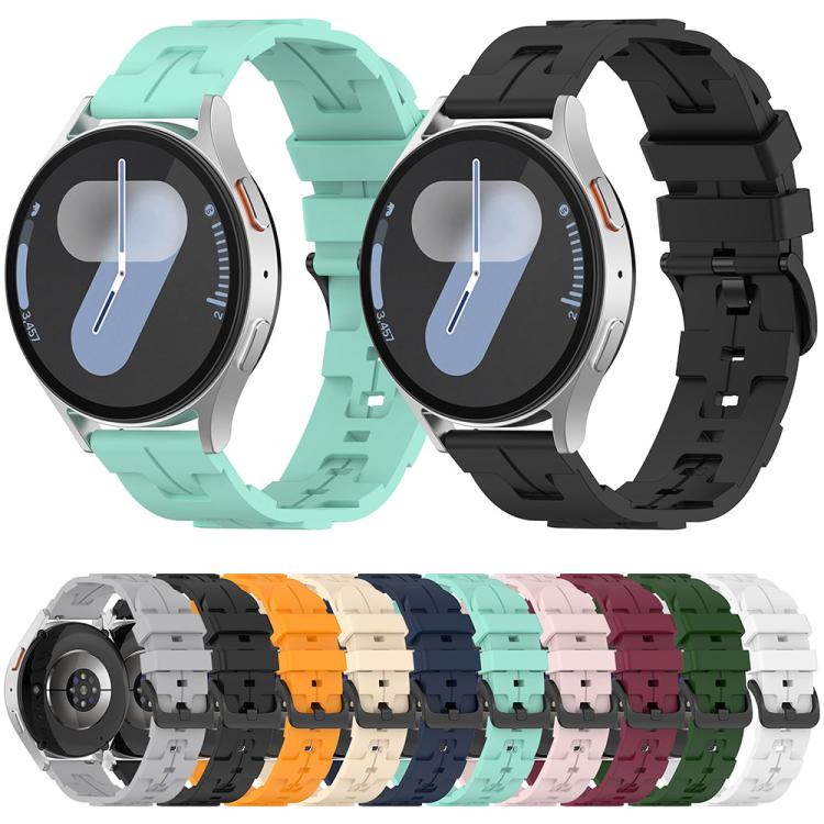 20mm Kalebol Solid Color Black Buckle Round Tail Silicone Watch Band(Army Green) - free shipping - PMc TechLife - Order now!