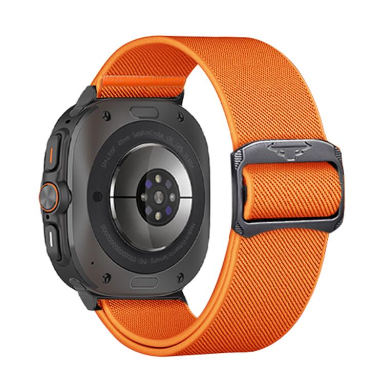 For Samsung Galaxy Watch Ultra 47mm Kalebol Elastic Nylon Watch Band(Orange) - free shipping - PMc TechLife - Order now!