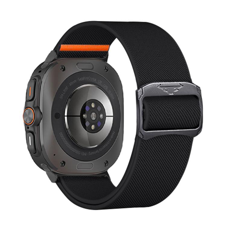 For Samsung Galaxy Watch Ultra 47mm Kalebol Elastic Nylon Watch Band(Black) - free shipping - PMc TechLife - Order now!