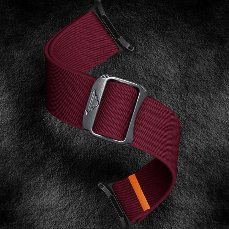 For Samsung Galaxy Watch Ultra 47mm Kalebol Elastic Nylon Watch Band(Wine Red) - free shipping - PMc TechLife - Order now!