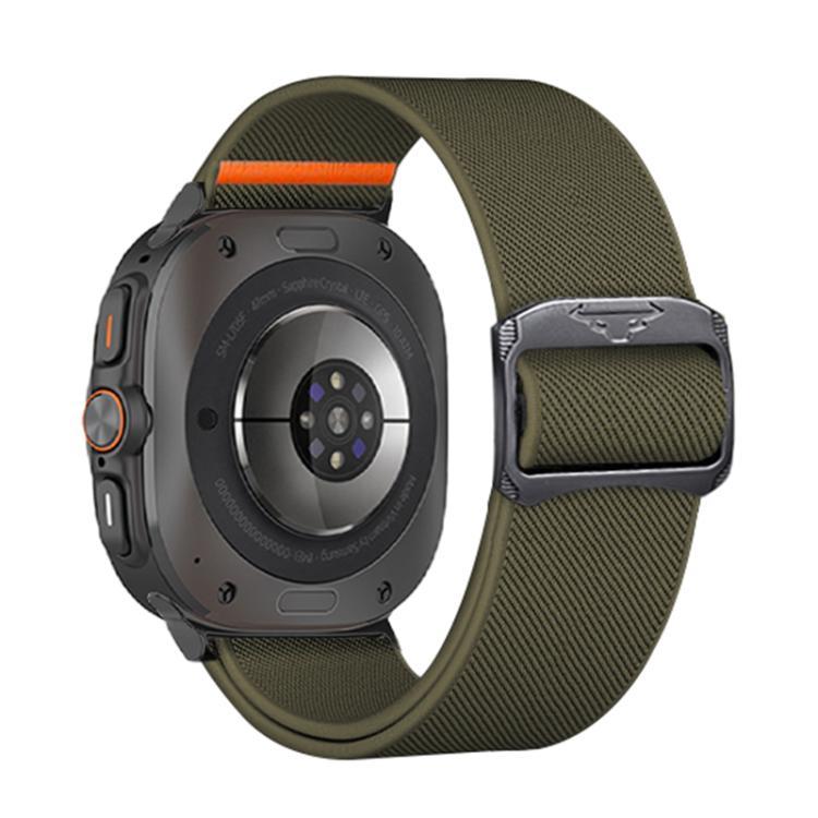 For Samsung Galaxy Watch Ultra 47mm Kalebol Elastic Nylon Watch Band(Army Green) - free shipping - PMc TechLife - Order now!