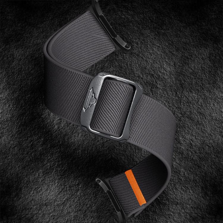 For Samsung Galaxy Watch Ultra 47mm Kalebol Elastic Nylon Watch Band(Dark Grey) - Watch Bands by Kalebol | Online Shopping South Africa | PMc TechLife | Buy Now Pay Later Mobicred
